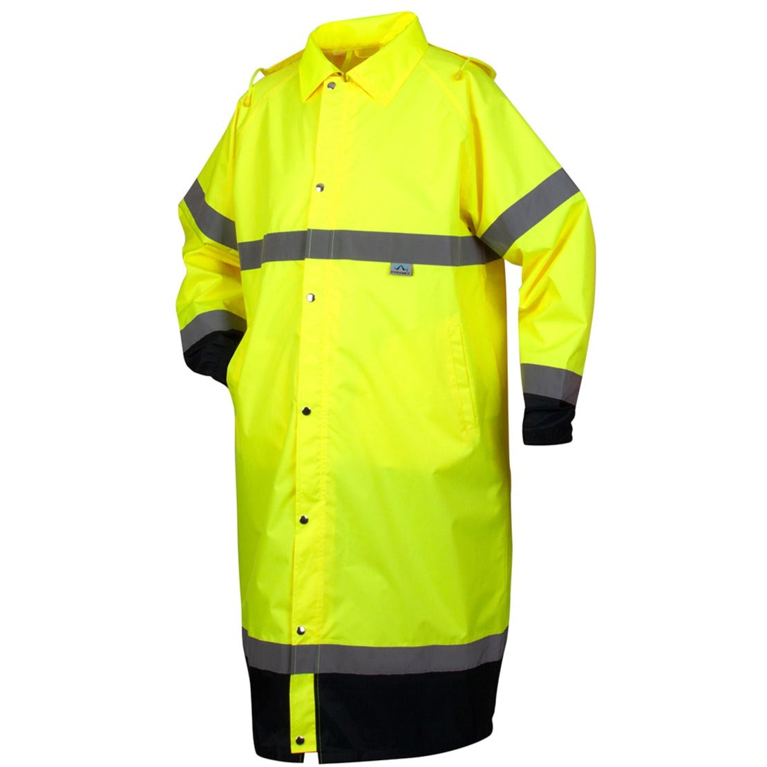 Premium Hi vis Rainwear Trench Coat Millican Chemical